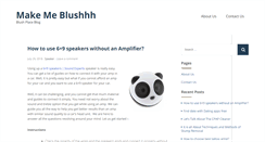 Desktop Screenshot of makemeblushhh.com
